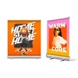 60"x80" Wide Standard Retractable Banner Kit | https://www.bestnamebadges.com