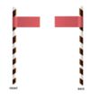Straw Toothpick Flags Style A - 1.5" x 2.5" | https://www.bestnamebadges.com