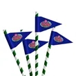 Straw Toothpick Flags Style B - 1" x 1.5" | https://www.bestnamebadges.com