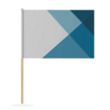 3.5" x 5.5" Custom Paper Stick Flag | https://www.bestnamebadges.com