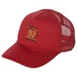Cardinal 5 Panel Trucker Caps | https://www.bestnamebadges.com