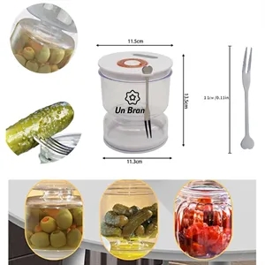Gherkin Pickle Hourglass Jar
