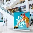 60"x69" Wide Standard Retractable Banner Kit | https://www.bestnamebadges.com