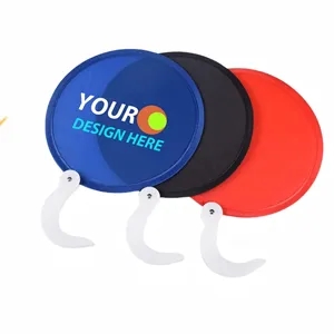 8" Custom Handheld  Round Foldable Fan