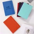 PU Hardcover Notebook With Elastic Strap | https://www.bestnamebadges.com