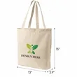 12 Oz. Cotton Canvas Tote Bag | https://www.bestnamebadges.com