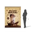 60" x 80" Wide Standard Retractable Banner w Stand | https://www.bestnamebadges.com