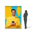 60" x 84" Wide Standard Retractable Banner Kit | https://www.bestnamebadges.com