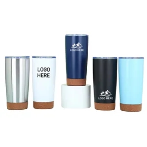 20 Oz. Cork Bottom Travel Tumbler