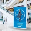 60" x 92" Wide Deluxe Retractable Banner Product Bundle/Kit | https://www.bestnamebadges.com