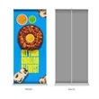 36" x 84" Wide Super Deluxe Retractable Banner Kit | https://www.bestnamebadges.com