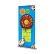 36" x 84" Wide Super Deluxe Retractable Banner Kit | https://www.bestnamebadges.com
