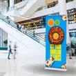 36" x 84" Wide Super Deluxe Retractable Banner Kit | https://www.bestnamebadges.com