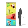 36" X 92" Wide Super Deluxe Retractable Banner Kit | https://www.bestnamebadges.com
