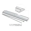 36" X 92" Wide Super Deluxe Retractable Banner Kit | https://www.bestnamebadges.com