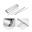 33.25"x78" Deluxe Single-Sided Retractable Banner Stand Kit | https://www.bestnamebadges.com