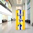 33.25"x78" Deluxe Double-Sided Retractable Banner Kit | https://www.bestnamebadges.com