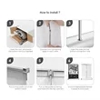 8.27" x 11.69" Table Retractable Banner Kit | https://www.bestnamebadges.com