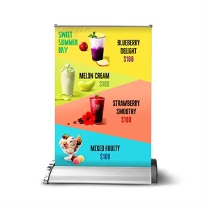 A3 Table Top Retractable Banner Product Bundle/Kit | https://www.bestnamebadges.com