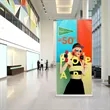33.25" x 78.75" Adjustable Banner Stand Kit | https://www.bestnamebadges.com