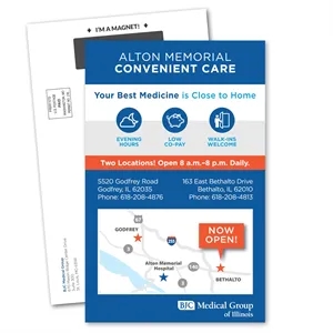 Magnetic Stick Up Card | https://www.bestnamebadges.com