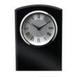 Self-Standing Black Glass Desk Clock | https://www.bestnamebadges.com