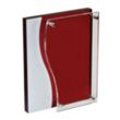 Bilevel Red Acrylic Award | https://www.bestnamebadges.com