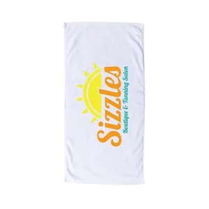 Coastal Beach Towel | https://www.bestnamebadges.com