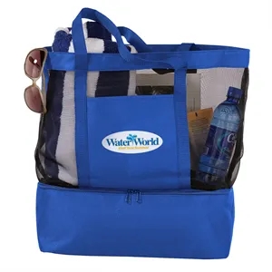 2 in 1 Beach Bag Cooler | https://www.bestnamebadges.com