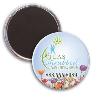 3 Diam Round Button w/ Magnet | https://www.bestnamebadges.com