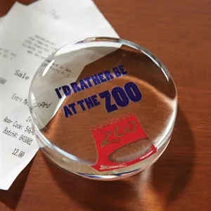 Circle Paperweight Award | https://www.bestnamebadges.com