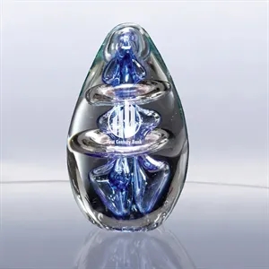 Atom Art Glass Award | https://www.bestnamebadges.com