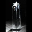 Shooting Star Large Optically Perfect Award | https://www.bestnamebadges.com