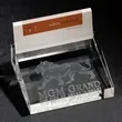 3D Crystal Business Card Holder | https://www.bestnamebadges.com
