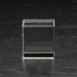 Small Flat Cube 3D Crystal Award | https://www.bestnamebadges.com