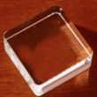 3D Crystal Square Paperweight - Large | https://www.bestnamebadges.com