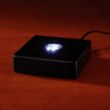 Deluxe Black Square Lighted Base | https://www.bestnamebadges.com