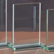 Glass Rectangle - Medium Award | https://www.bestnamebadges.com