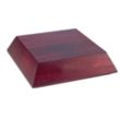 Mahogany Stained Base | https://www.bestnamebadges.com