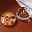 Flat Round Paperweight | https://www.bestnamebadges.com