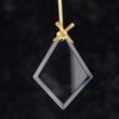 Diamond Jade Glass Ornament | https://www.bestnamebadges.com