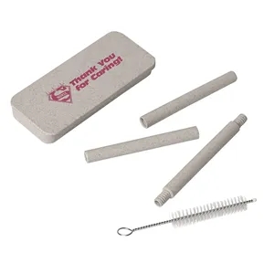 Eco-Friendly Pocket Straw Set | https://www.bestnamebadges.com