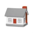 White, Gray And Red Home Stress Shape | https://www.bestnamebadges.com
