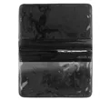 3" W x 2-1/4"H Fold Over Wallet Style Colorful Vinyl Pouch | https://www.bestnamebadges.com