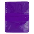 3" W x 2-1/4"H Fold Over Wallet Style Colorful Vinyl Pouch | https://www.bestnamebadges.com