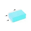 Soft Non-Slip Surface Premium Yoga Block | https://www.bestnamebadges.com