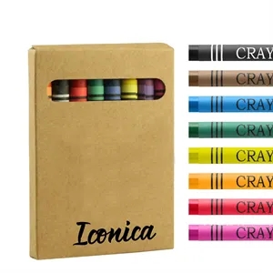 Basic 8 Color Crayons Stet