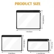Clear Zipper Pouches | https://www.bestnamebadges.com