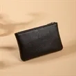 Vegan Leather Coin Purse With Zipper | https://www.bestnamebadges.com
