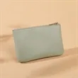 Vegan Leather Coin Purse With Zipper | https://www.bestnamebadges.com
